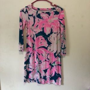 Lilly Pulitzer 3/4 sleeve floral dress